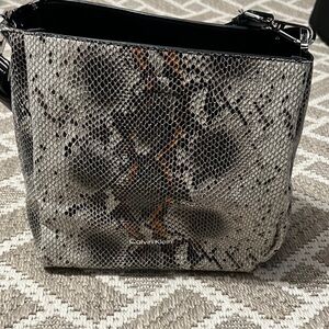 Calvin Klein Animal Print Bucket Bag
